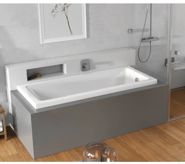 Ravak X070137 - R-BOX falba süllyesztett zuhanycsaptelep, fényes króm