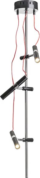 RENDL R12460 VIPER Többágú Függesztett Lámpa Króm IP20