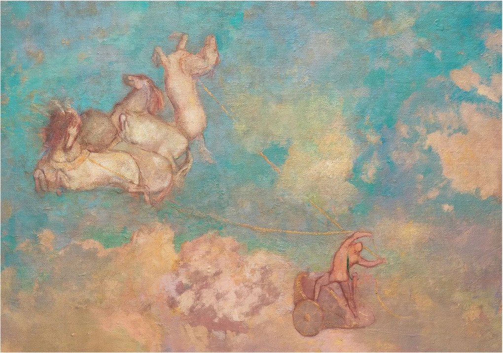 Fotótapéta Flizelin Dekoratív Hálószoba Pegazusok Mennyei 312x219