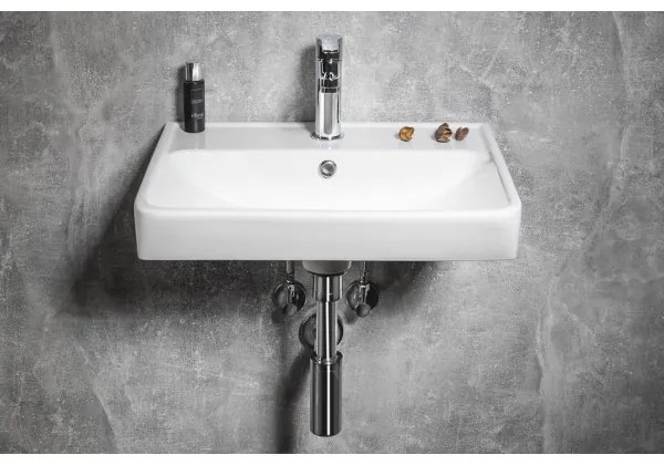 Bruckner - NEON beépíthető mosdó 50x41,5 cm kerámia/fehér