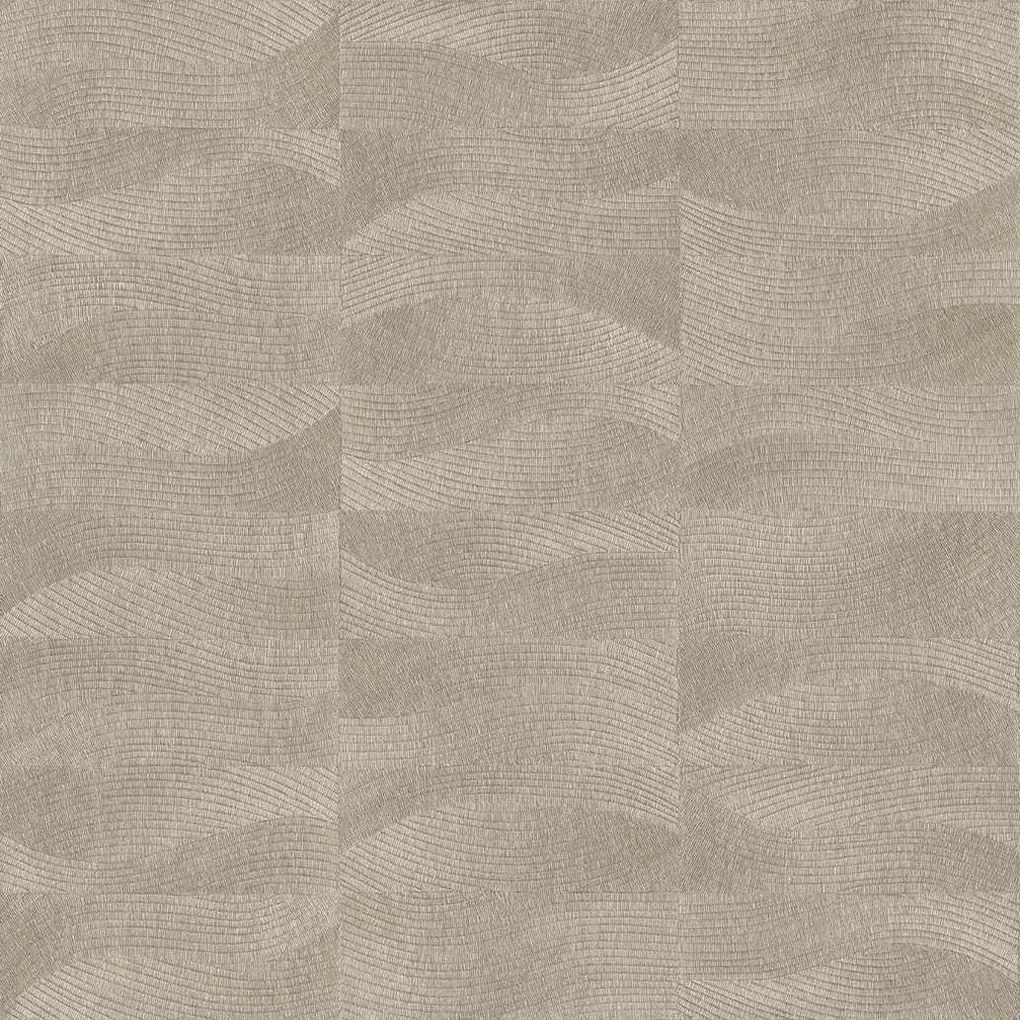 Decoprint Terra Nova Fine Relief taupe absztrakt texturált vlies tapéta – TN29021