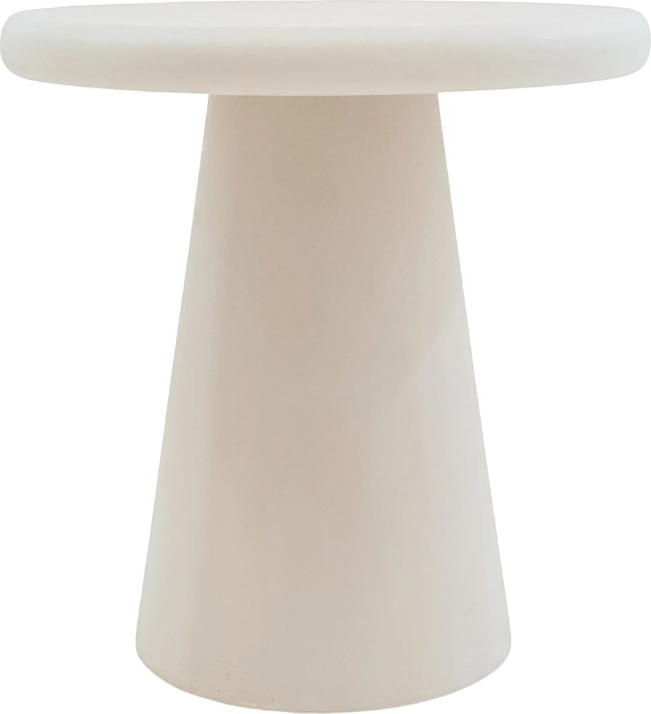 Clav kerek dohányzóasztal 45 cm - bézs