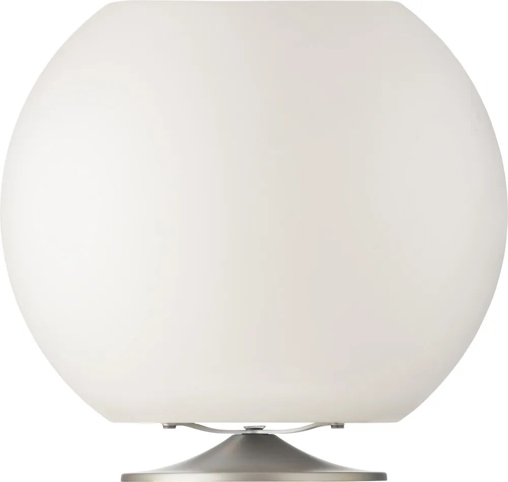 Sphere Brushed ezüst lámpa, hangszóró, bor- és italhűtő