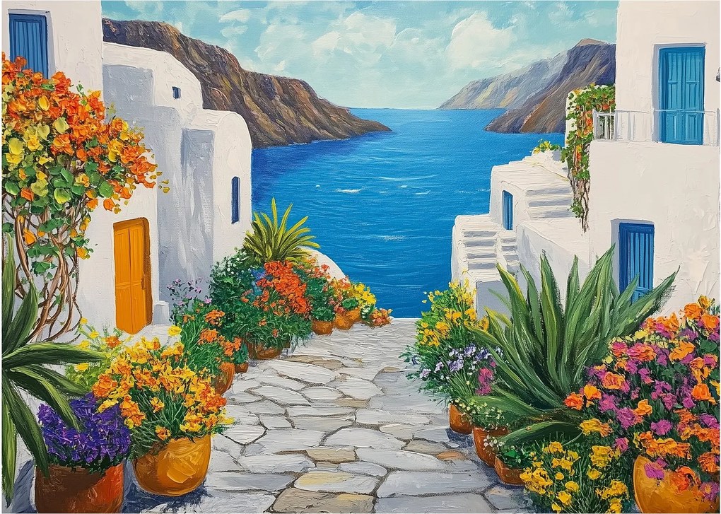 Kép - Görög sikátor (70x50 cm)