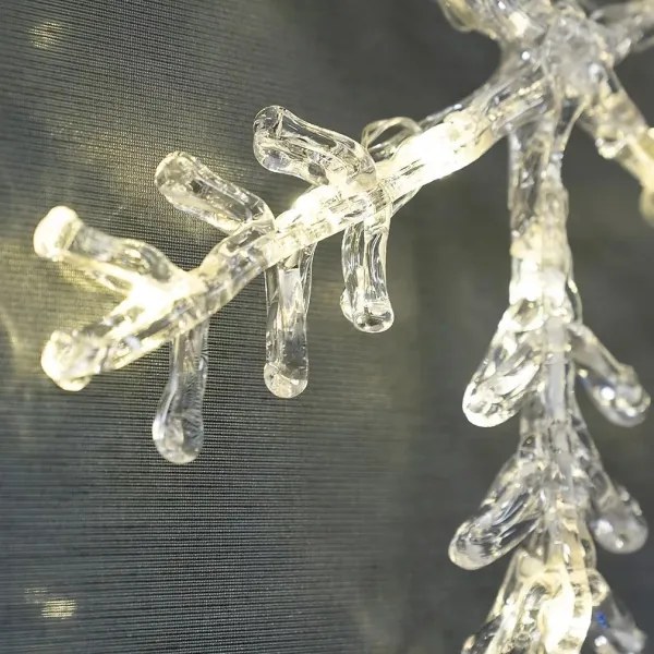 LED Karácsonyi ablakdísz 16xLED/3xAA meleg fehér