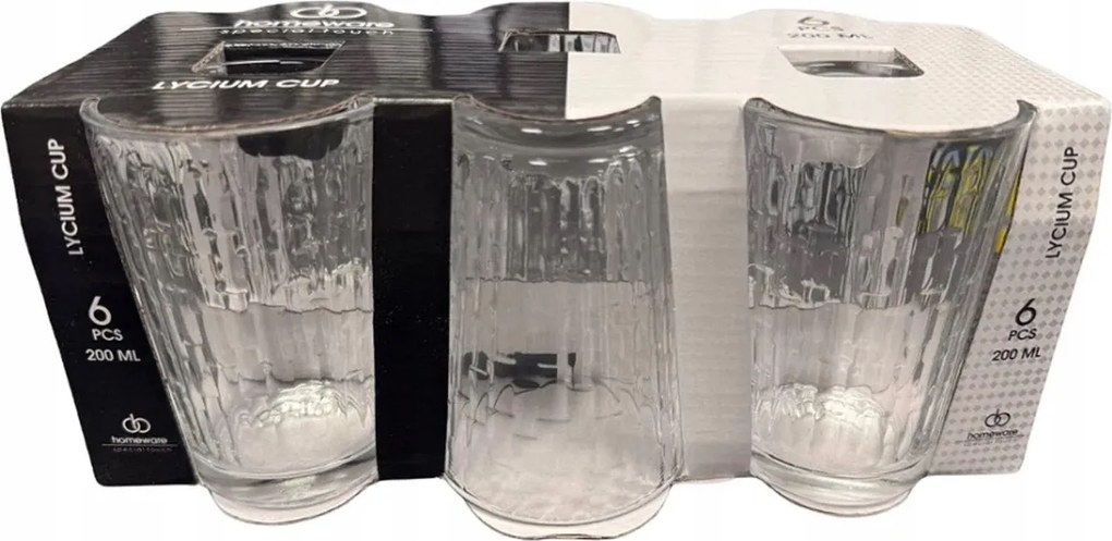 6 db-os Homeware pohár szett – Ideális minden alkalomra