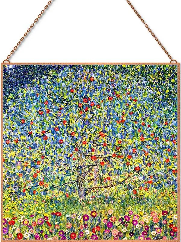 Gustav Klimt - Almafa üvegkép, falikép