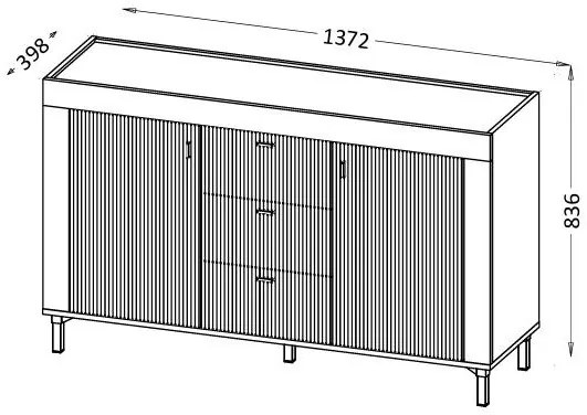 Komód Mossana MO6 (kasmír). 1096836