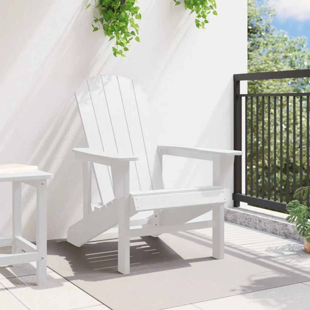 Adirondack szék Fehér 74x82x91 cm HDPE