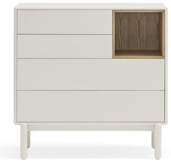 Krémszínű komód 90x90x40 cm Corvo – Teulat