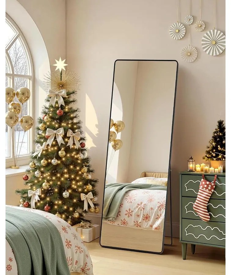 állótükör, 165 x 60 cm, fekete