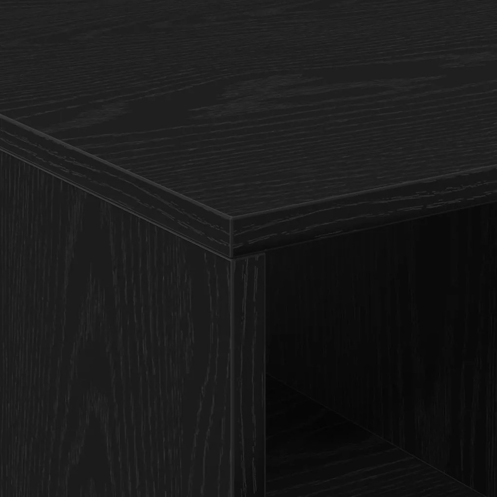 Fekete tölgy kávézóasztal 90x50x36,5 cm Készített fa
