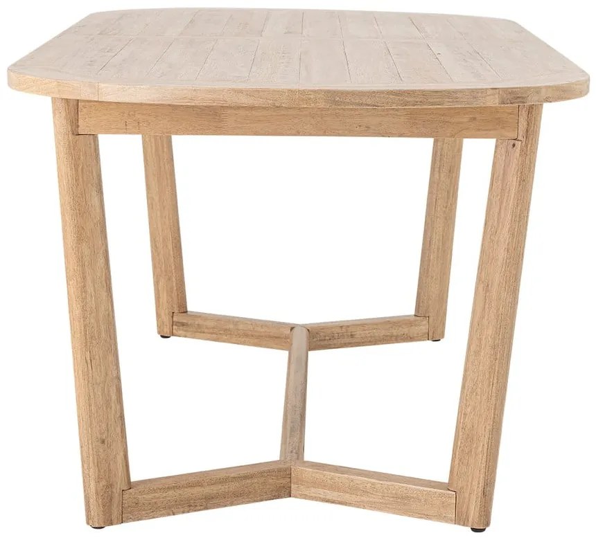 Kaucsukfa étkezőasztal 100x200 cm Serrone – Bloomingville