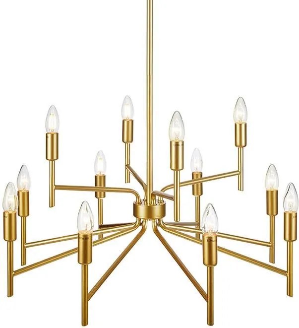 MARKSLÖJD 108106 REGENT Glamour Csillár Arany E14 IP20