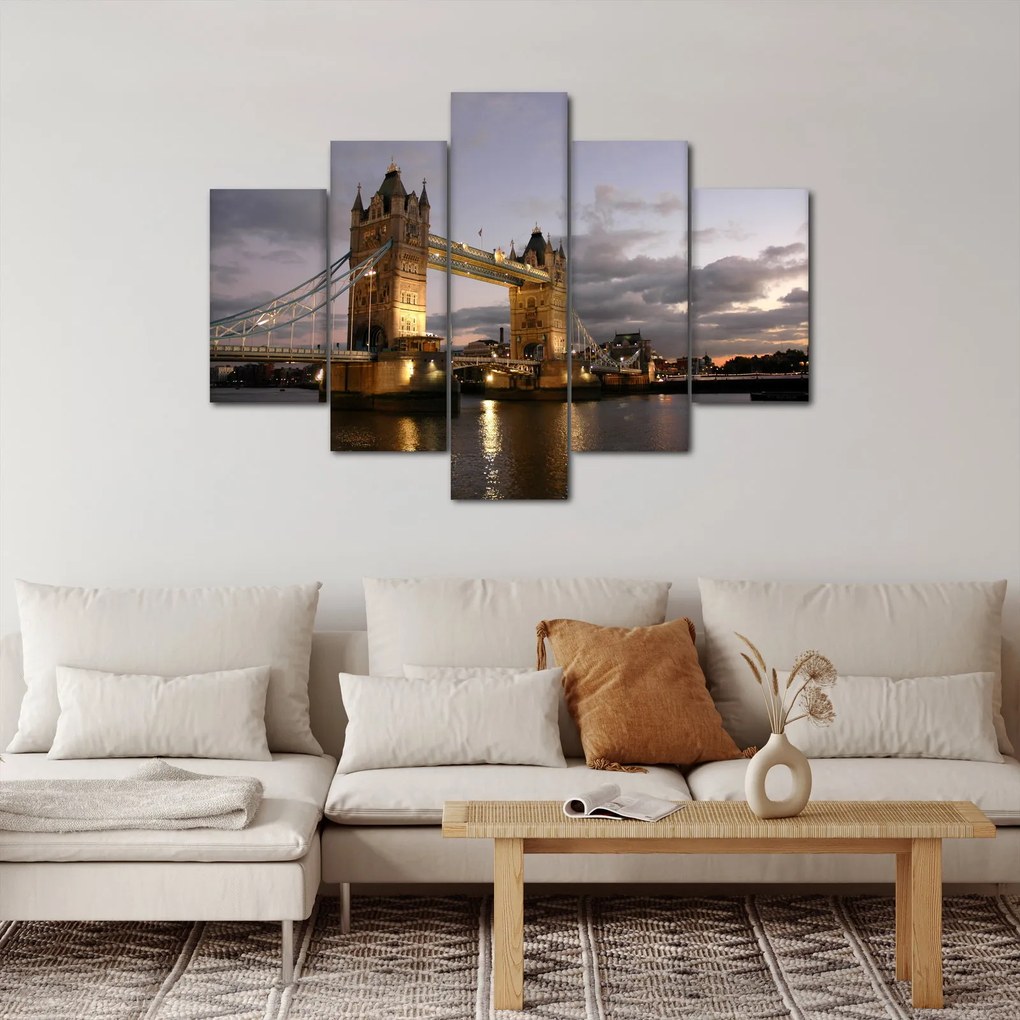 Kép - Tower Bridge éjszaka (150x105 cm)