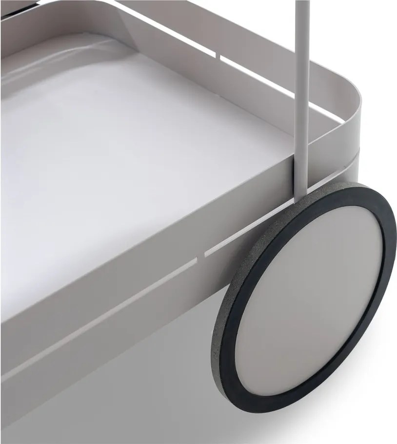 Fém gurulós zsúrkocsi 74x42 cm Gin &amp; Trolley – Spinder Design