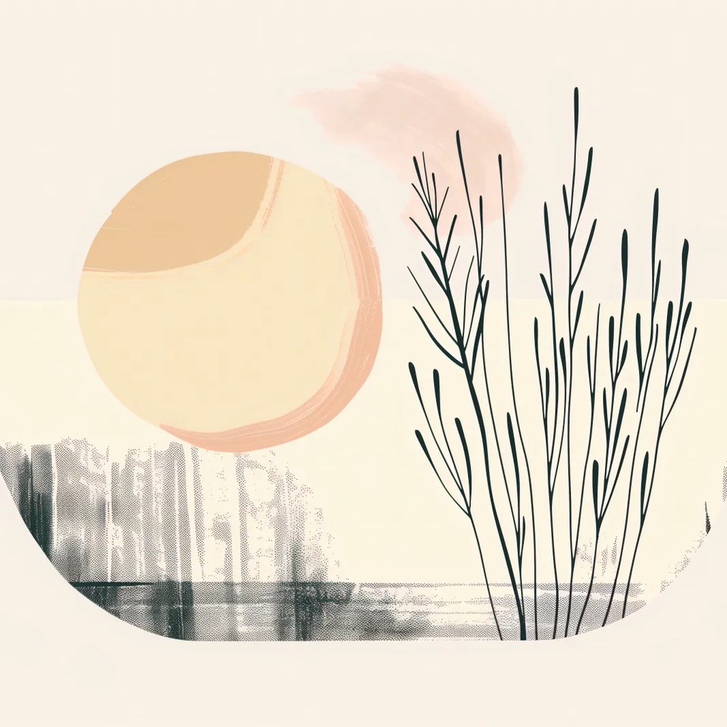 Poszter 60x60cm Pasztell Kelet