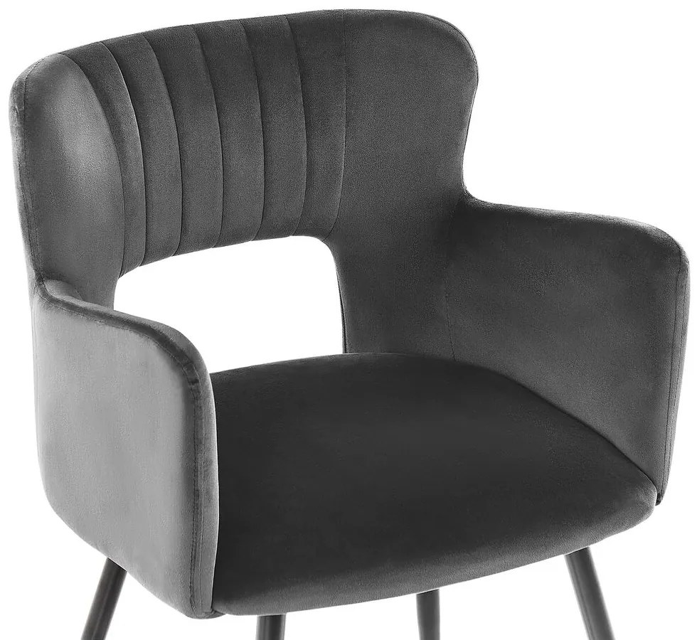 Étkezőszék készlet 2 db.  Shelba (sötétszürke) . 1075759