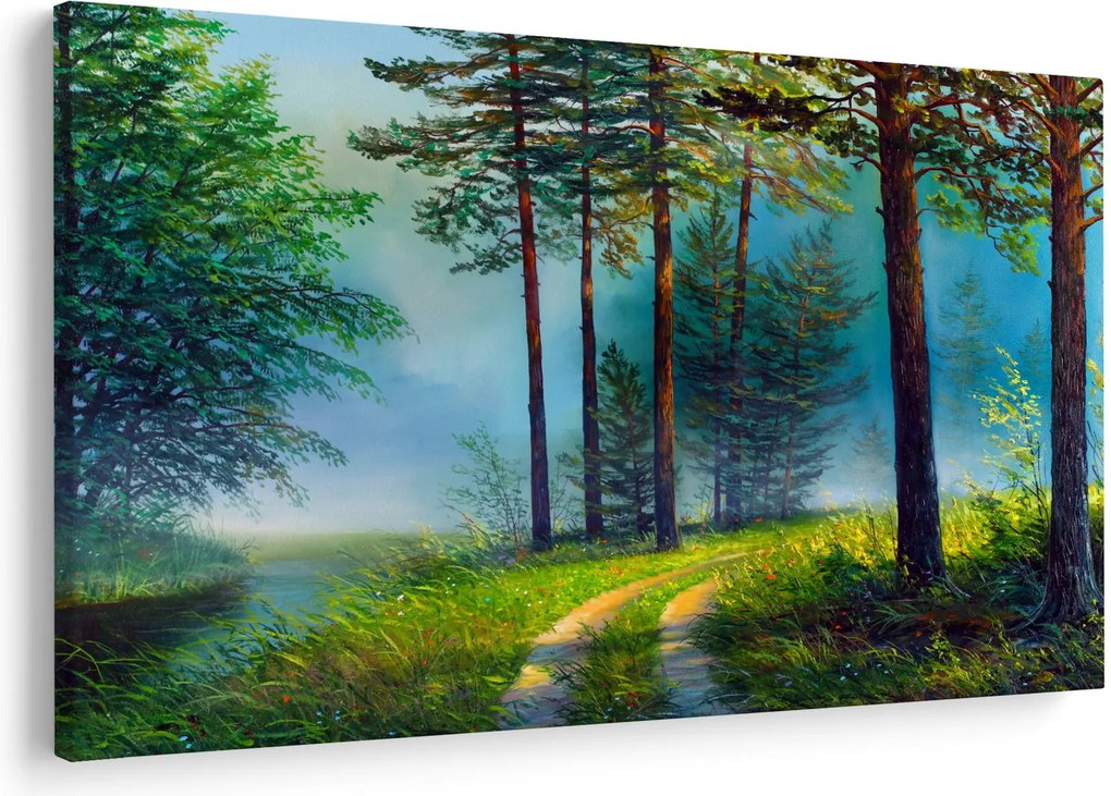 Kép - Olajfestmény tájkép (90x60 cm)