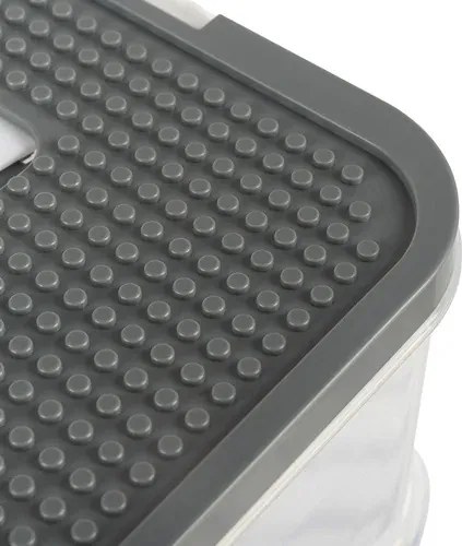 KRUZZEL 4 szintes doboz építőkockákra - játékrendszerező - Kruzzel