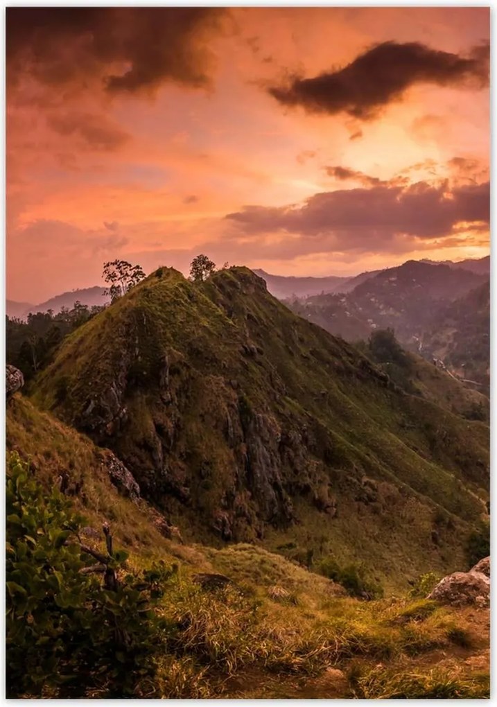 Poszterek 70x100 Tájkép hegyekkel Tájkép