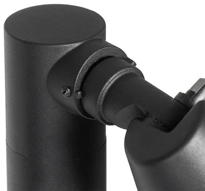 Modern kültéri oszloplámpa fekete 100 cm IP44 állítható - Ciara