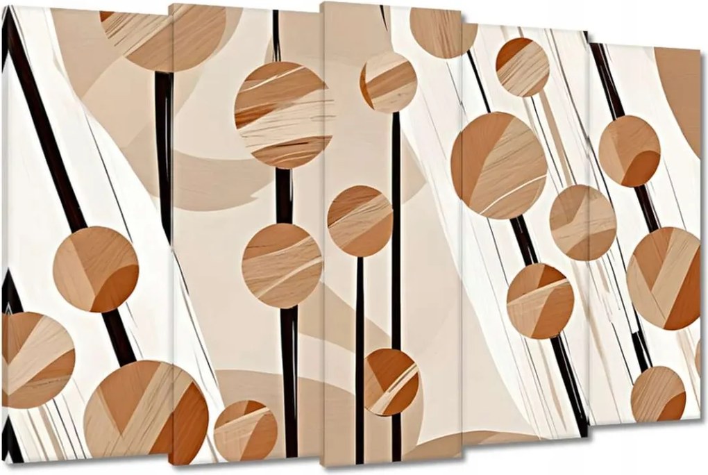 Vászonkép 150x95 Bézs az oszlopokon