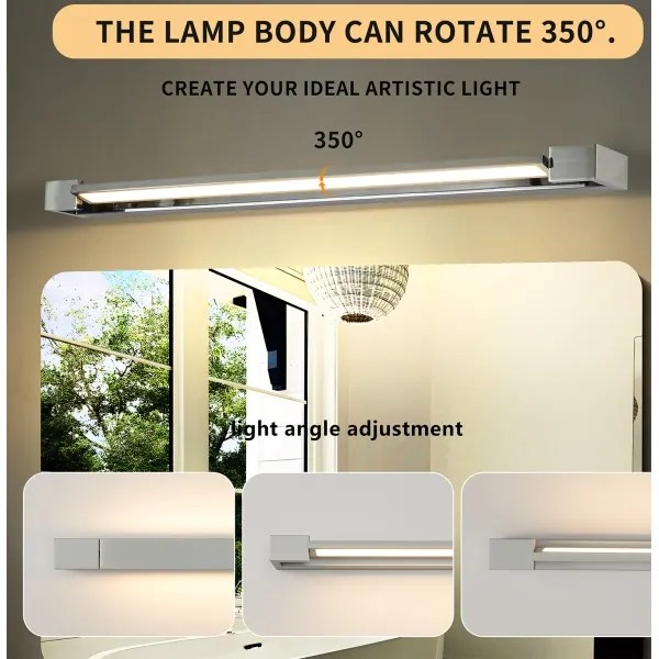 Brilagi-LED Fürdőszobai megvilágított tükör AQUA LINE LED/24W/230V 90 cm IP44 fényes króm