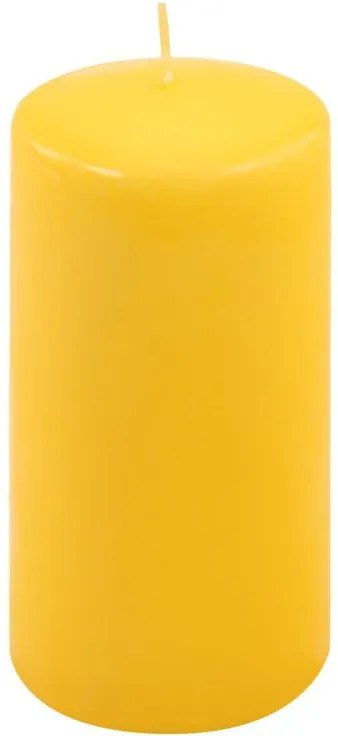 Gyertya készlet 15 cm Ø 7,5 cm  4 db sárga