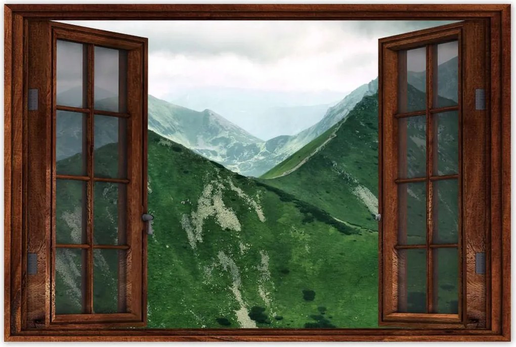 Poszterek 60x40 Tátra Lengyel hegyek Kilátás