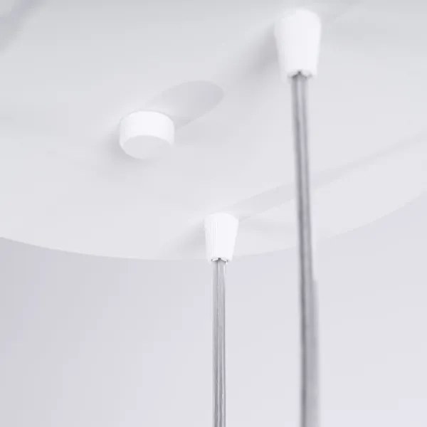 Sollux SL.1689 - Csillár zsinóron LAMI 3xGU10/10W/230V fehér