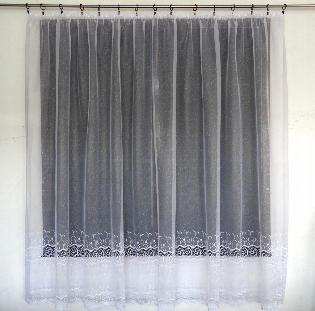 Mg Függöny jacquard 618/361 400x150cm Kész Szalaggal M