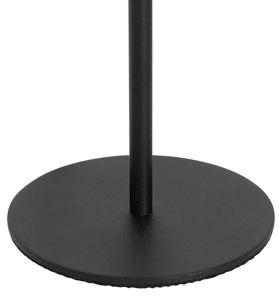 Asztali lámpa fekete, dimmerrel és újratölthető LED-del IP54 - Murdock