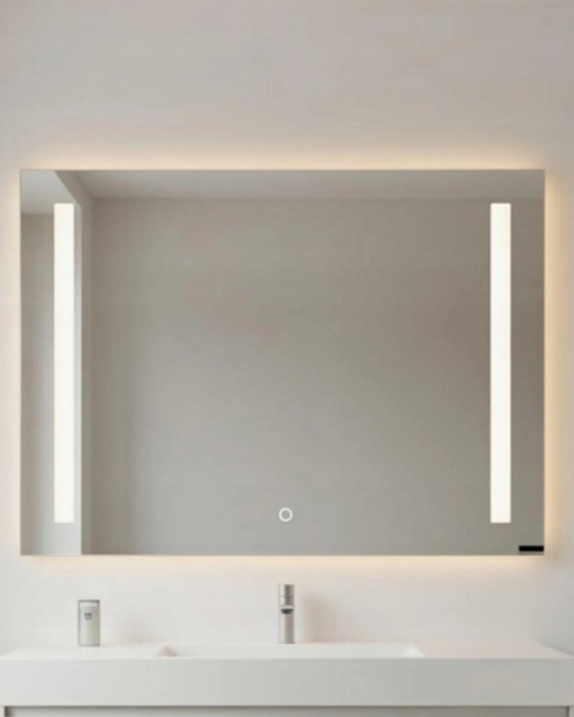 Venus Led tükör Fürdőszoba, Öltözők, Irodák, Szálloda Érintőképernyős |70x70cm