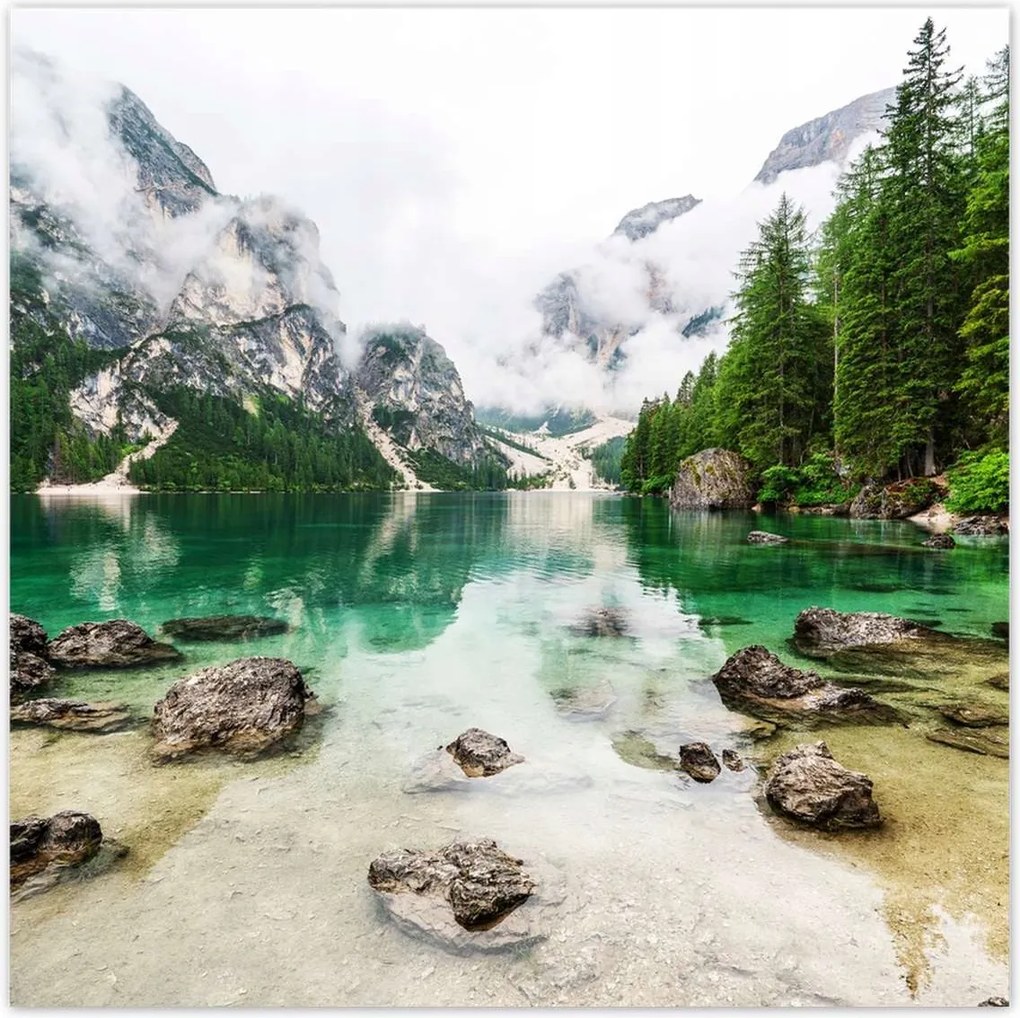 Poszterek 100x100 Hegyi tó