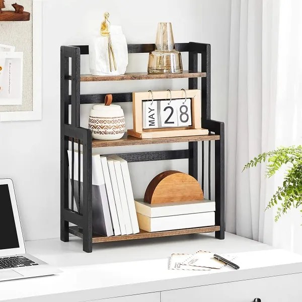 MARGE konyhai polcos állvány, fekete