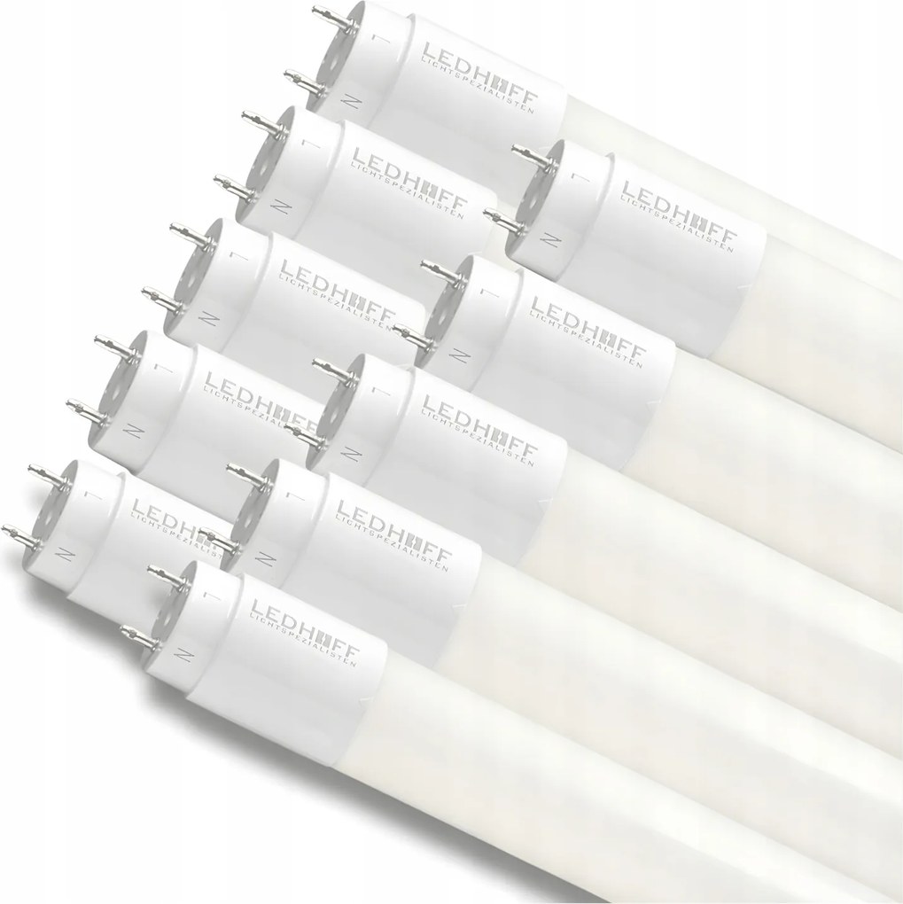 Led fénycső 60cm Cső 9W Természetes Fény Nagyon Fényes lineáris G13 x10