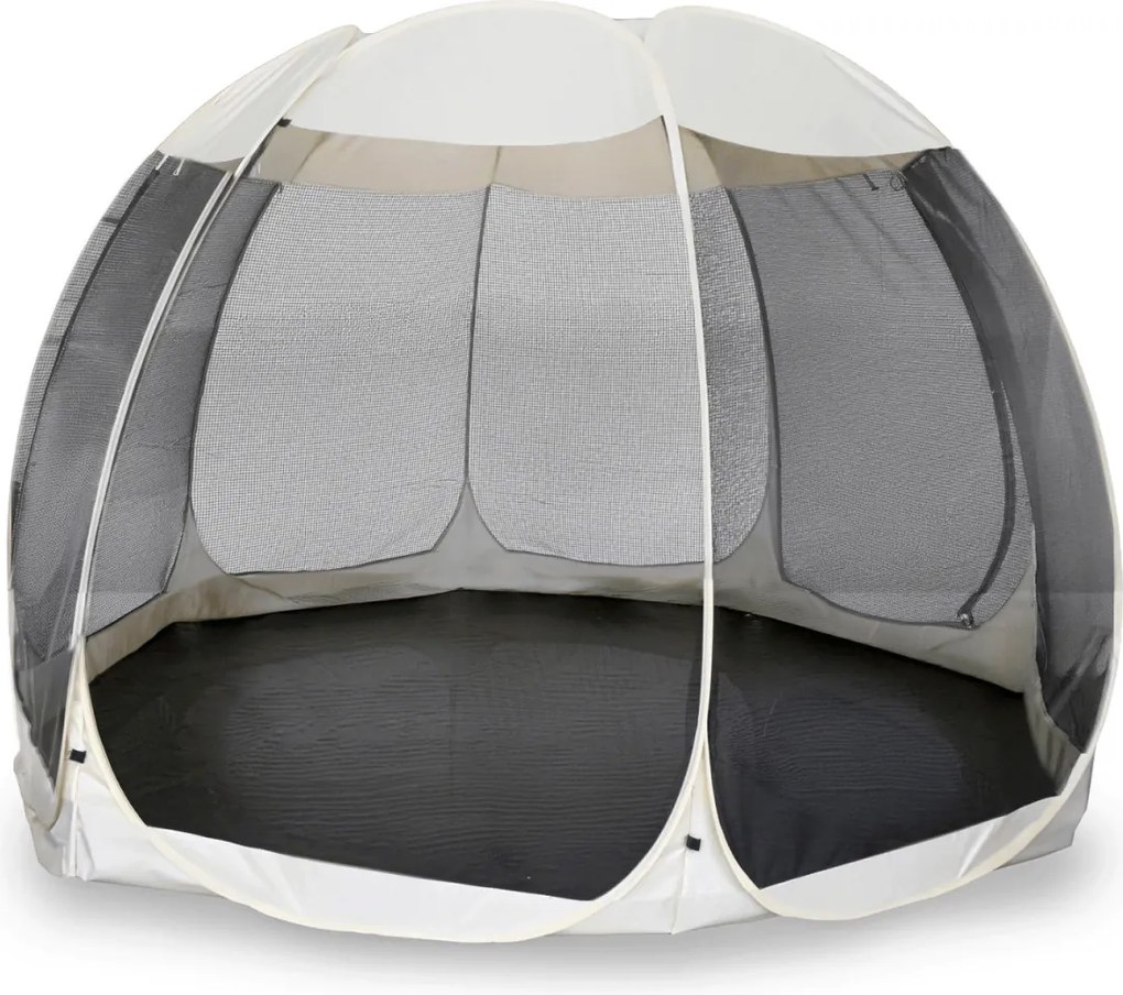 Kerti pavilon 354 cm bézs/fekete színben – CAMA