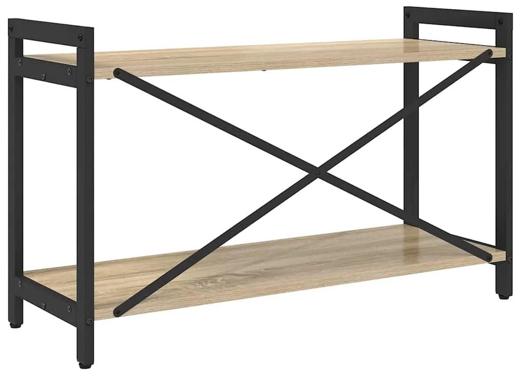 Könyvszekrény sonoma tölgy 80 x 30 x 48.5 cm Faanyag