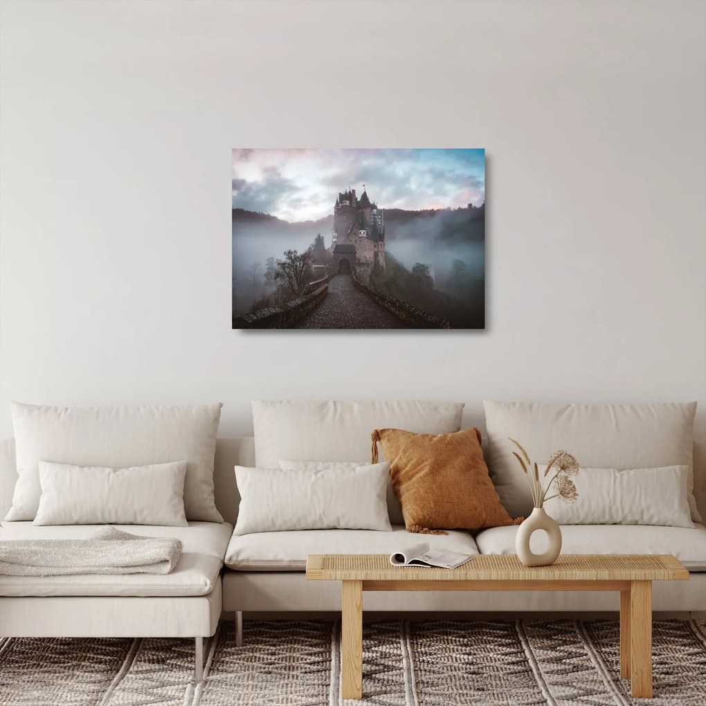 Kép - Eltz-kastély, Németország (üvegen) (70x50 cm)