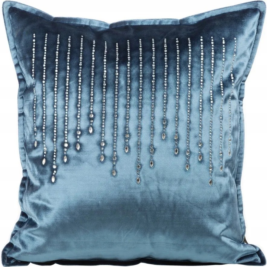 Dekoratív párnahuzat ROYAL-1 45x45 kék