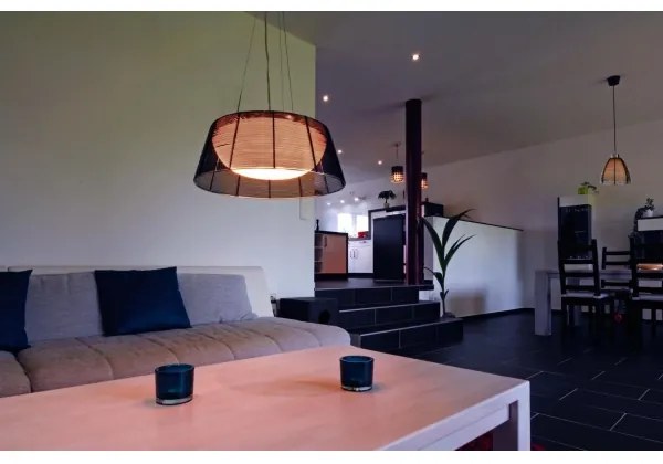 Deko-Light 342032 - Csillár zsinóron FILO 3xE27/60W/230V átm. 39 cm fekete