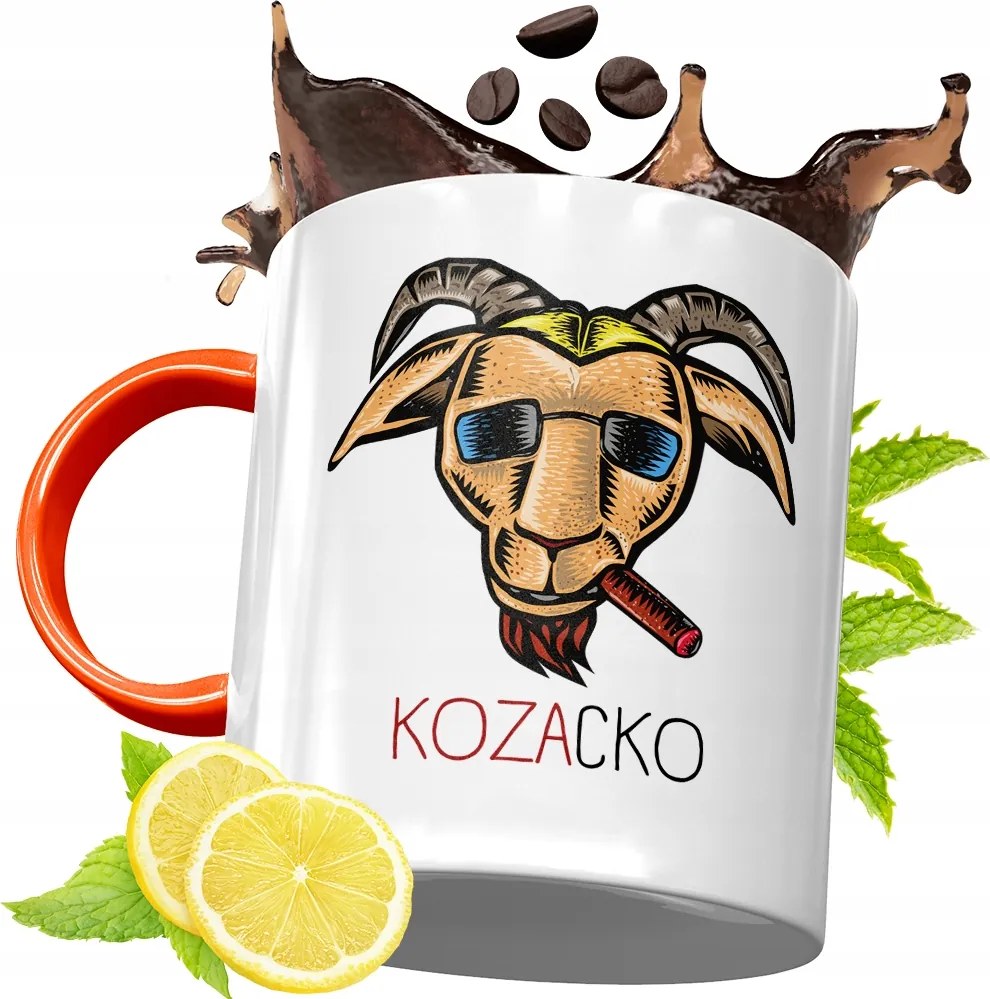 Narancssárga Vicces Bögre Vicces Ajándék fényképes nyomtatással