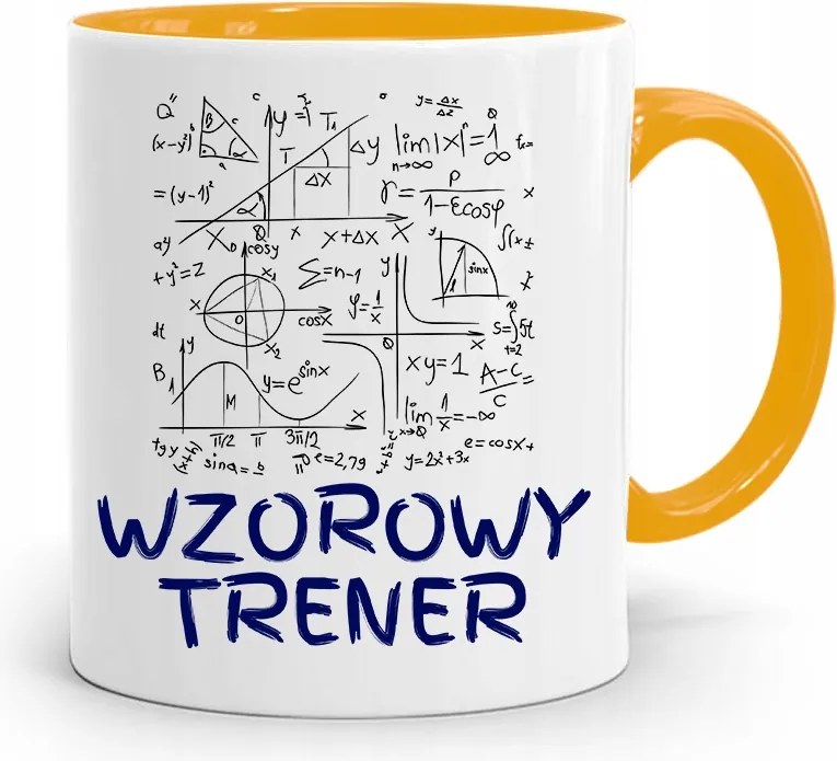 Edzőnőnek Edzőterem Bögre Sárga Ajándék fényképes nyomtatással