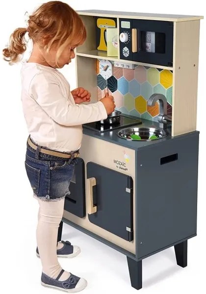 Janod - Fa konyha LED MOZAIC tábla 2xLR6 elemmel