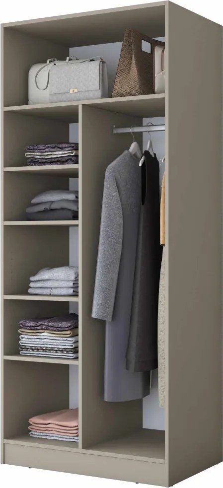 Gardróbszekrény, 90 cm – BA290