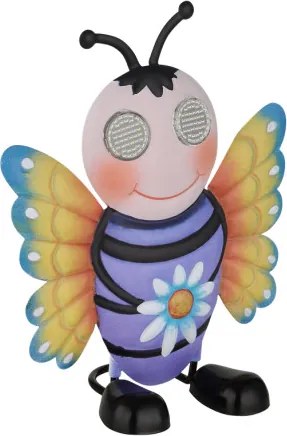 Globo 36332B Solar lámpa, fém, többszínű matt, műanyag fekete matt, kapcsolóval, AAA 300mAh 1.2V elemmel, IP44, HxSzxM: 190x95x225mm, tartozék: 104x 0.06W 3V LED, 3000K