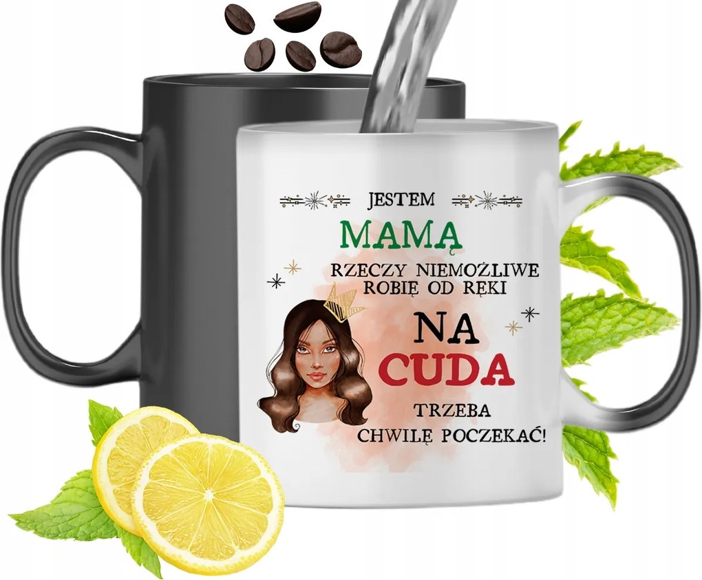 Mágikus Bögre Anyukáknak Színváltós Nyomtatott Fotóval