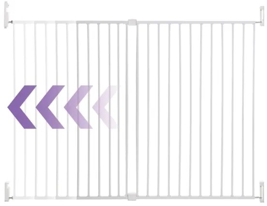 Dreambaby - Biztonsági korlát BROADWAY 76-134,5 cm fehér