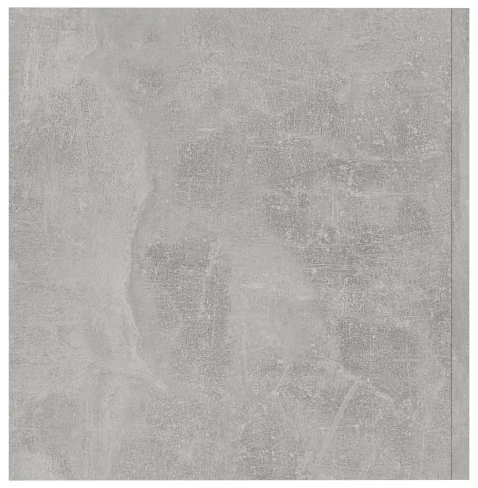 betonszürke szerelt fa falra szerelhető szekrény 80x39x40 cm